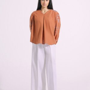 EMBROIDERED TOP