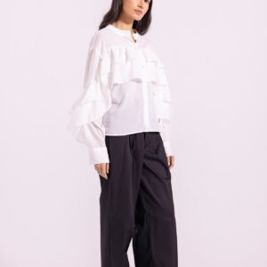 SOLID BUTTON DOWN SHIRT - Image 4