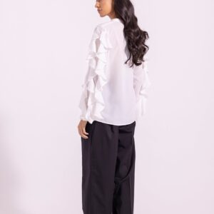 SOLID BUTTON DOWN SHIRT - Image 3