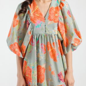 PRINTED DRESS - Image 3