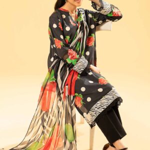 2 Piece - Printed Embroidered Suit - 42401770