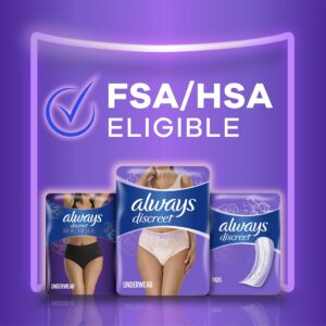 Always Discreet Adult Incontinence Underwear for Women, L, 28 CT - Image 16