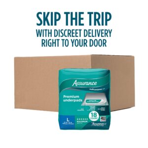 Assurance Unisex Premium Underpad for Adults, L , Maximum Absorbency (18 Count) - Image 5