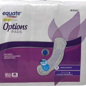 Women's Incontinence Pads, Ultimate Absorbency, Long Length, 51 Count - Image 6