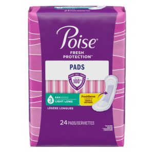 Poise Incontinence Pads for Women, 3 Drop Light Absorbency, Long Length, 24 Count - Image 4