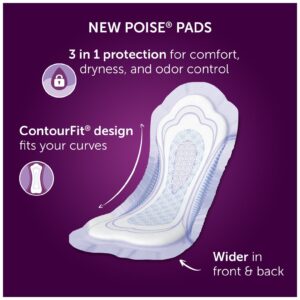 Poise Incontinence Pads for Women, 5 Drop Maximum Absorbency, Long Length, 64 Count - Image 4
