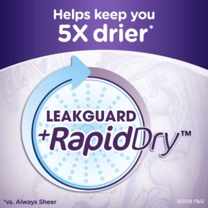 Always Xtra Protection 3-in-1 Daily Liners for Women, Extra Long Length, 60 CT - Image 15
