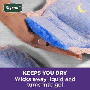 Depend Night Defense Incontinence Underwear for Women, Adult Diapers, XL, 12 Count - Image 2