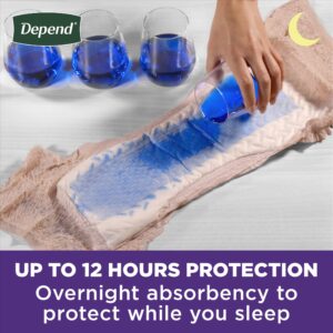Depend Night Defense Incontinence Underwear for Women, Adult Diapers, XL, 12 Count - Image 8