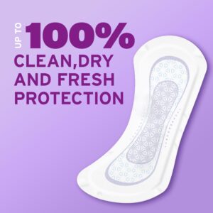 Poise Daily Incontinence Panty Liners, 2 Drop Very Light Absorbency, Regular, 30 Count - Image 3