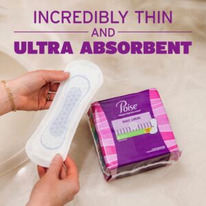 Poise Daily Incontinence Panty Liners, 2 Drop Very Light Absorbency, Regular, 30 Count - Image 9