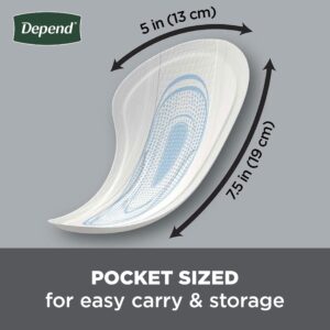 Depend Shields Incontinence Pads for Men, Light Absorbency, 58 Count - Image 3