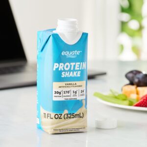 Equate High Performance Protein Shake, Vanilla, 30g Protein, 11 fl oz, 4 Count - Image 14