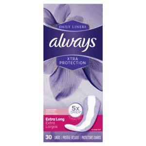 Always Anti-Bunch Xtra Protection Daily Liners Xtra Long Length, 68 Ct - Image 18