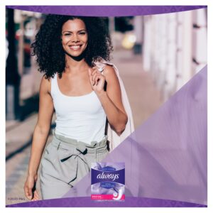 Always Anti-Bunch Xtra Protection Daily Liners Xtra Long Length, 68 Ct - Image 23