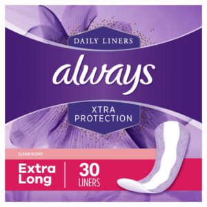 Always Anti-Bunch Xtra Protection Daily Liners Xtra Long Length, 68 Ct - Image 27
