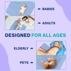 4 Pack 36” x 34” Extra Heavy Absorbency Washable Underpads, Waterproof Nursing Pads Incontinence Bed Pads, Reusable Washable Pee Pads for Dogs, Diaper Changing & Adults, Mattress Protector - Image 3