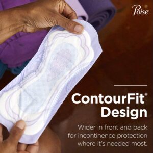 Poise Incontinence Pads for Women, Maximum Absorbency, Long, 64 Count - Image 4