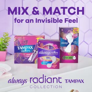 Always Radiant Daily Liners Light Absorbency, Regular Length, 48Count - Image 18