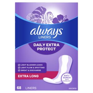 Always Anti-Bunch Xtra Protection Daily Liners Xtra Long Length, 92 Ct - Image 13