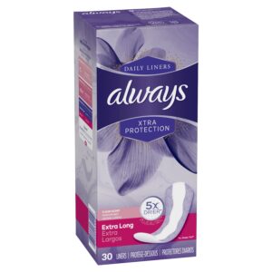 Always Anti-Bunch Xtra Protection Daily Liners Xtra Long Length, 92 Ct - Image 25