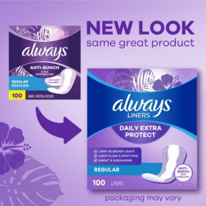 Always Daily Extra Protect Panty Liners, Long Length, Unscented, 108 Count - Image 11