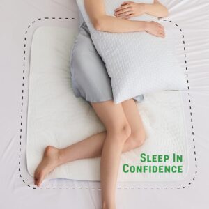 GOGREEN (Pack of 2) Waterproof Incontinence Reusable Underpads, Washable & Absorbent Mattress Pad for Potty Training, Adult, Kids, Dogs (34" x 36") - Image 21