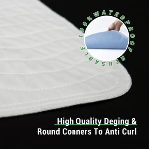 GOGREEN (Pack of 2) Waterproof Incontinence Reusable Underpads, Washable & Absorbent Mattress Pad for Potty Training, Adult, Kids, Dogs (34" x 36") - Image 42