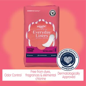 Equate Everyday Extra Protection Liners, Extra Long, Unscented (93 Count) - Image 9