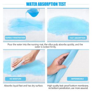 Buyockss Disposable Underpads 32” x 36” Heavy Absorbency 25 Pack Waterproof Bed Pads and Pee Pads - Image 6