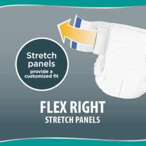 Assurance Unisex Stretch Briefs with Tabs, L/XL, 34 Count - Image 6