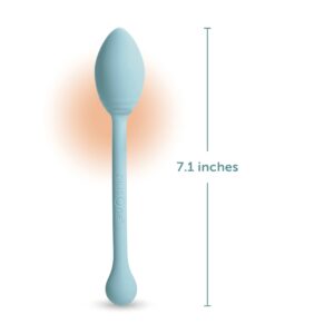 plusOne Weighted Silicone Kegel Exerciser, Build Strength, 3 Weight Sizes - Image 13