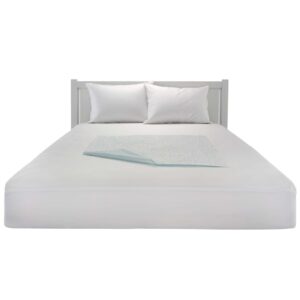Mainstays Waterproof and Absorbent Soft Top Machine Washable Mattress Underpad, One Size - Image 4
