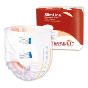 Tranquility Slimline Adult Incontinence Brief M Heavy Absorbency Full Fit, 2122, Heavy, 12 Ct - Image 1