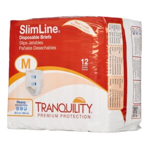 Tranquility Slimline Adult Incontinence Brief M Heavy Absorbency Full Fit, 2122, Heavy, 12 Ct - Image 4