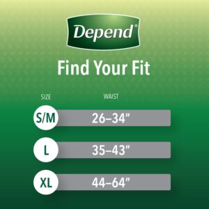 Depend FIT-FLEX Incontinence Underwear for Men, Maximum Absorbency, L, Grey, 78 Count - Image 3