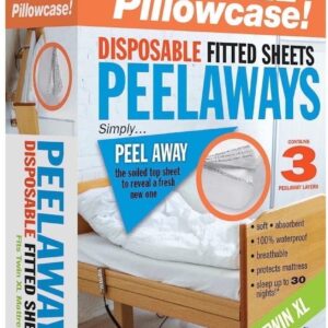 Peelaways Waterproof Disposable Bed Sheets – As Seen On Shark Tank | 5-Layer Absorbent Wellness Sheets for Elderly, Homecare, Hospital Use and Travel - Image 15
