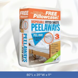 Peelaways Waterproof Disposable Bed Sheets – As Seen On Shark Tank | 5-Layer Absorbent Wellness Sheets for Elderly, Homecare, Hospital Use and Travel - Image 16