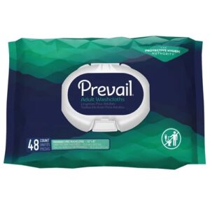 A Personal Cleansing Wipe 8 x 12" 1 Pack 48 Wipes - Image 1