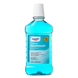 Equate Blue Mint Antiseptic Mouthwash for Bad Breath & Plaque Oral Care, 500 mL, Compare to Listerine® Cool Mint® Active Ingredients - Image 9