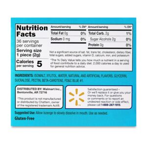 Equate Sugar-Free Xylitol and Sucralose Dry Mouth Relief Lozenges, Peppermint Flavor, 2.5 oz (36 Count) - Image 5