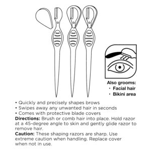 Equate Eyebrow Shapers for Eyecare Beauty Including Grooming & Shaping (3 Count) - Image 8