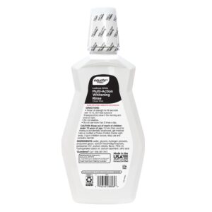 Equate Clean Mint Multi Actioning Whitening Rinse, 32 fl oz, Compare to Crest® 3D White® Multi-Care® Whitening Mouthwash - Image 3