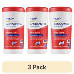 Equate Antibacterial Hand Wipes, Fresh Scent, 40 Wipes, Compare to Wet Ones® Antibacterial Hand Wipes - Image 7