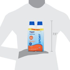Equate Sport Broad Spectrum Sunscreen, SPF 50, Twin Pack - Image 7