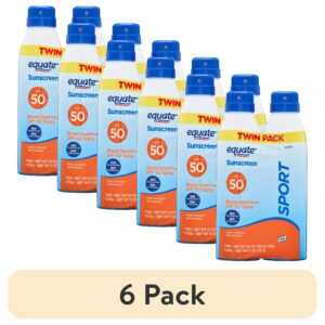 Equate Sport Broad Spectrum Sunscreen, SPF 50, Twin Pack - Image 9