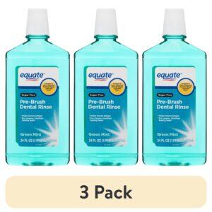 Equate Sugar-Free Pre-Brush Dental Rinse, Green Mint, 24 fl oz, Compare to Plax® Advanced Formula Plaque Loosening Rinse Softmint® - Image 5