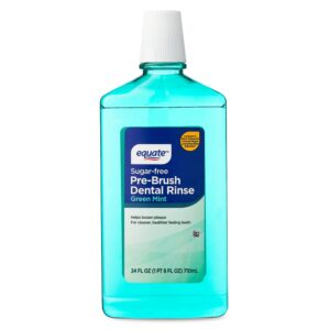 Equate Sugar-Free Pre-Brush Dental Rinse, Green Mint, 24 fl oz, Compare to Plax® Advanced Formula Plaque Loosening Rinse Softmint® - Image 6