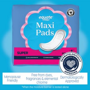 Equate Maxi Pads, Super Protection (48 Count) - Image 6