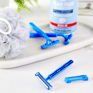 Equate 2 Blade Disposable Razors with Pivoting Head (12 Count), Compare to Gillette® Sensor®2 - Image 5